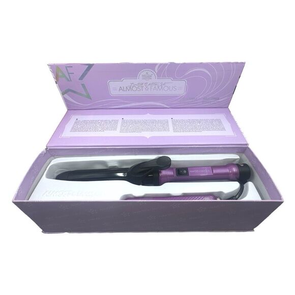 Almost Famous Beachy Waves Curling Wand Mini Travel Straightener MSRP $225 - Picture 3 of 8